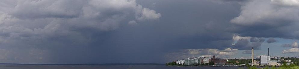 Rain over Tampere, Finland