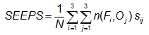 Equation for stable equitable error in probability space