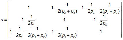 SEEPS scoring matrix